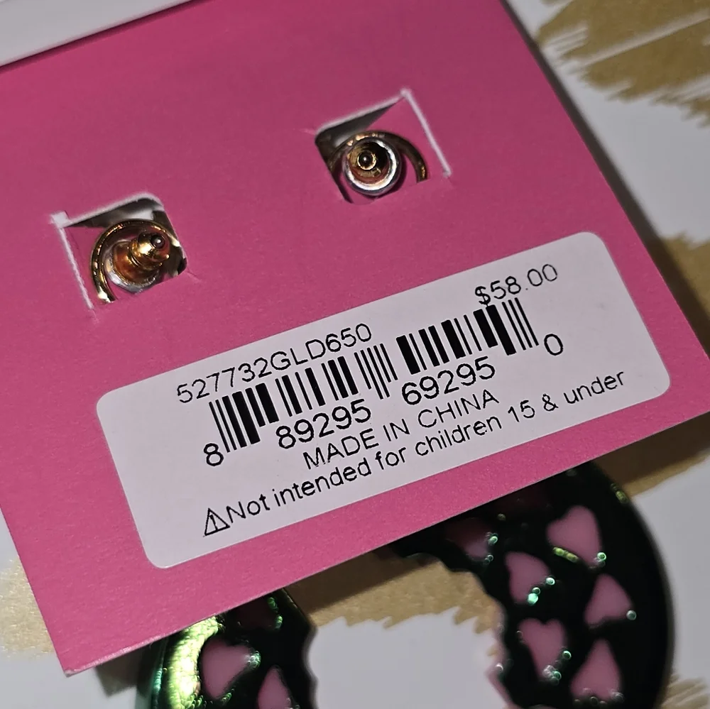 Betsey Johnson Backyard Watermelon Drop Earrings - Picture 7 of 7